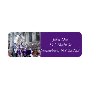 Roi pourpre de zoulou de Mardis Gras