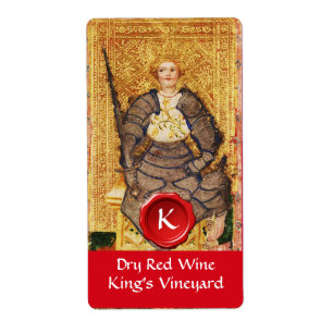 ROI'S VINEYARD RED WINE WAX SEAL / TAROTS ANCIENS