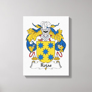 Rojas Family Crest Canvas Print