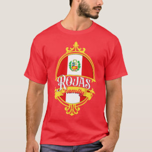 Rojas Family Peru Flag T-Shirt
