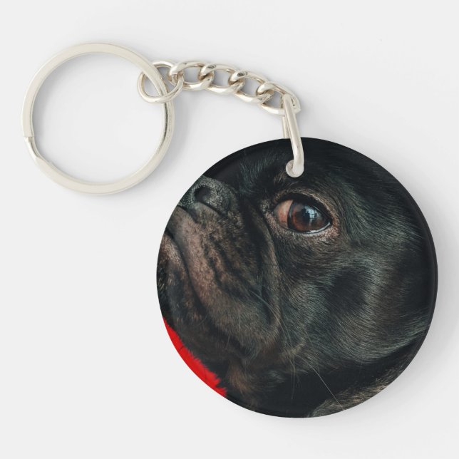 rojo dog keychain (Front)