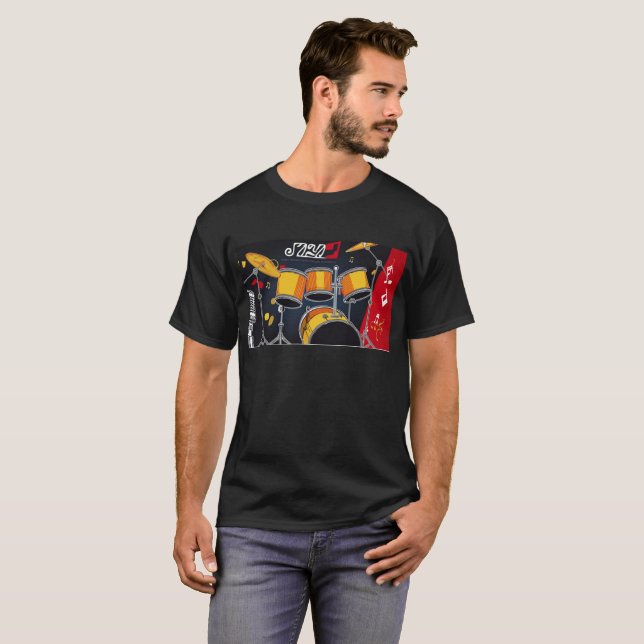 RokcloneDesigns 2024 Art Intelligence Jazz Series  T-Shirt (Front Full)