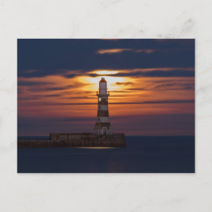 Roker Lighthouse Postcard