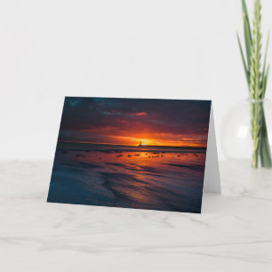 Roker Sunrise Greeting Card