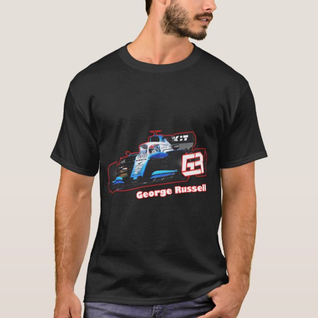 ROKiT Williams Racing, George Russell,Robert Kubic T-Shirt (Front)