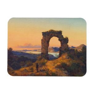 Roland's Arch (by Andreas Achenbach) Magnet