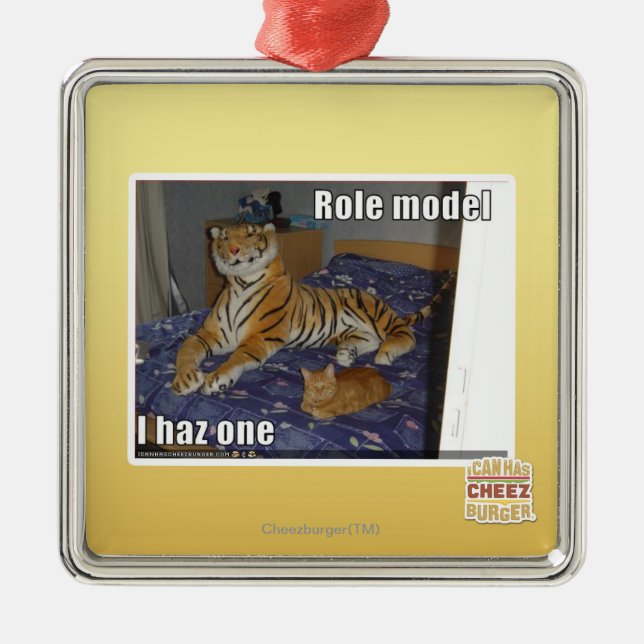 Role Model, I haz one Metal Ornament (Front)