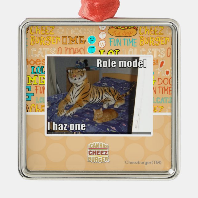 Role Model, I haz one Metal Ornament (Front)