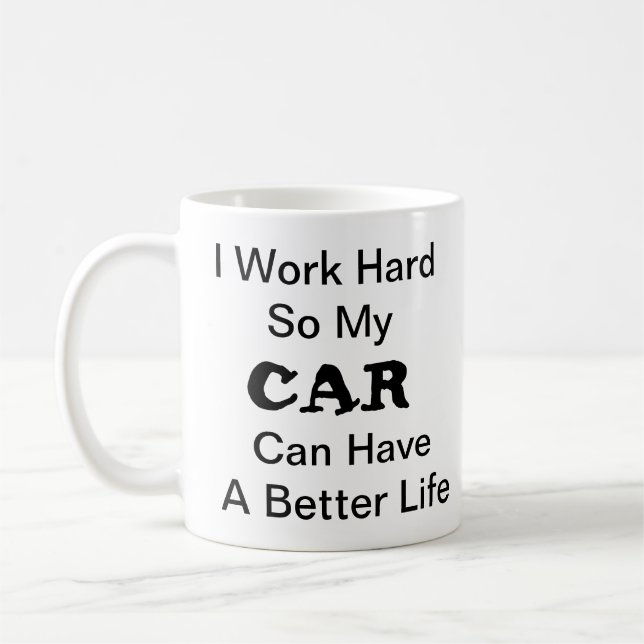 Role mug for car lovers (Left)