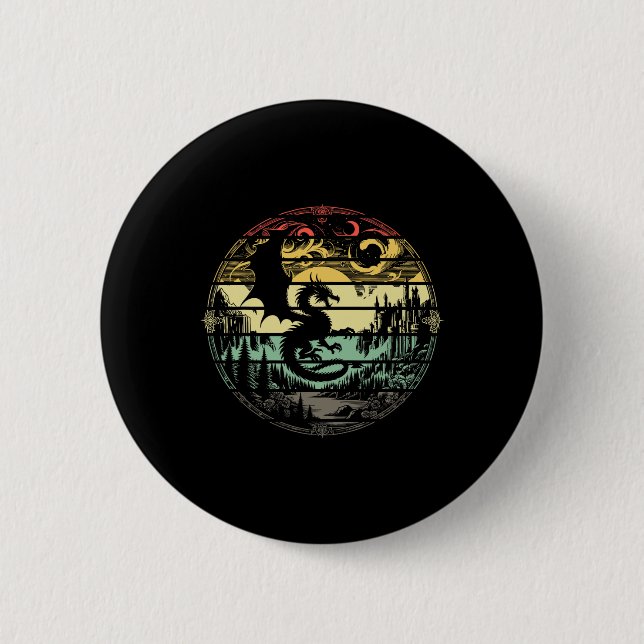 Role Playing Game Rpg Master D20 Tabletop Funny Rp 2 Inch Round Button (Front)