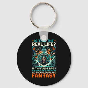 Role Playing Game Rpg Master D20 Tabletop Funny Rp Keychain