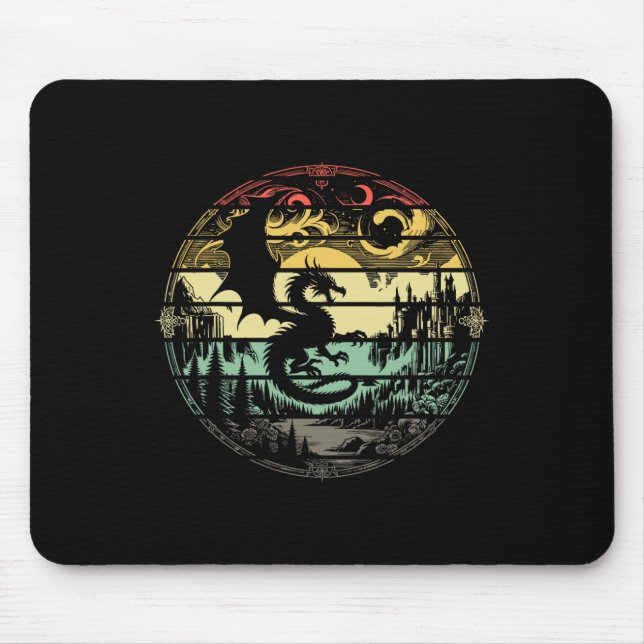 Role Playing Game Rpg Master D20 Tabletop Funny Rp Mouse Pad (Front)