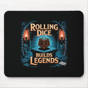Role Playing Gamer Rpg Master D20 Tabletop Funny R Mouse Pad