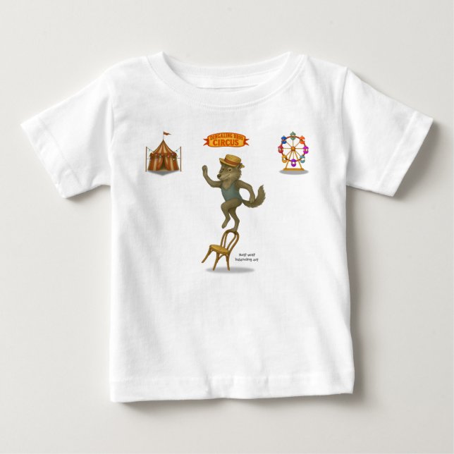 Rolf wolf balancing act baby T-Shirt (Front)