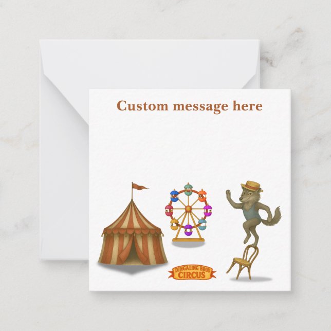 Rolf wolf balancing act card (Front)