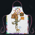 Rolf's balancing act apron<br><div class="desc">Cool under pressure and full of style, Rolf the wolf balances with effortless confidence. Whether poised on one foot, one paw, a ball or even a stack of chairs, he brings smooth theatrical flair to the show. Rolf is a natural performer with a roguish grin. You can find lots of...</div>