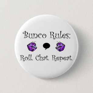 Roll. Chat. Repeat. 2 Inch Round Button