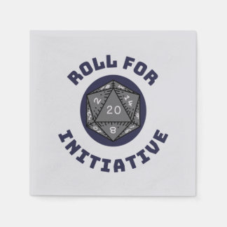 Roll For Initiative Party Napkins