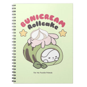 Roll Into Sweetness Bunicream Rollcake Delight Notebook