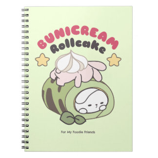 Roll Into Sweetness Bunicream Rollcake Delight Notebook