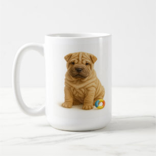 Roll Model – Shar Pei Puppy Coffee Mug