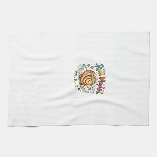 Roll Model T-Shirt Kitchen Towel (Horizontal)