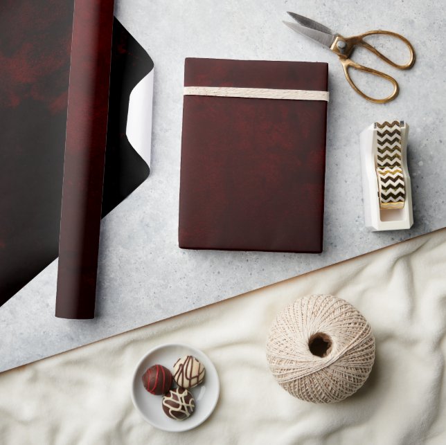 Roll of Gothic Red Urban Grunge Wrapping Paper (Crafts)