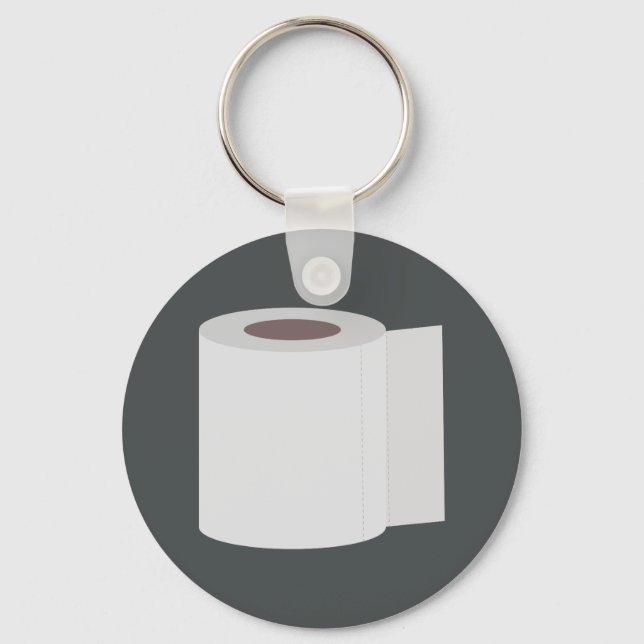 Roll of toilet paper keychain (Front)