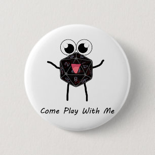 Roll the Dice 2 Inch Round Button