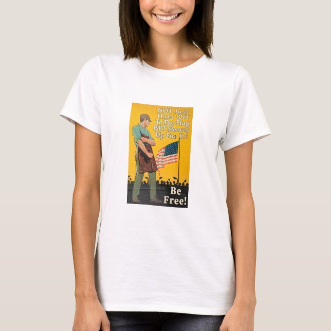 Roll Up the Sleeves (light) T-Shirt (Front)