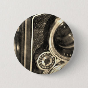 Rolleiflex Camera 2 Inch Round Button