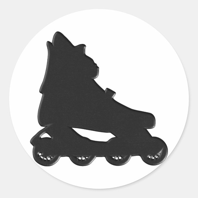 Roller-blade Classic Round Sticker (Front)
