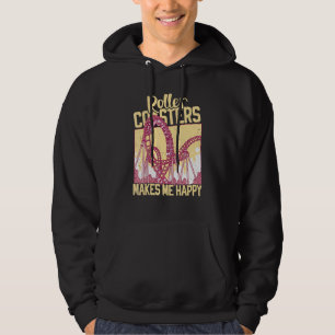 Roller Coaster Amusement Park  Carnival Ride 4 Hoodie