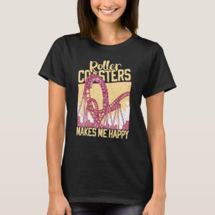 Roller Coaster Amusement Park  Carnival Ride 4 T-Shirt