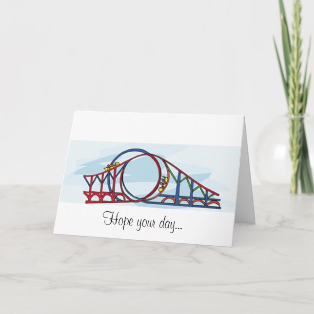 Roller Coaster Card (Front)