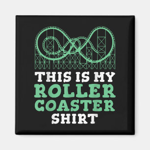Roller Coaster Crew Amusement Park Fans Coasters L Magnet