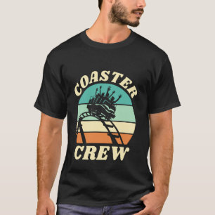 Roller Coaster Crew Amusement Park Fans Coasters L T-Shirt