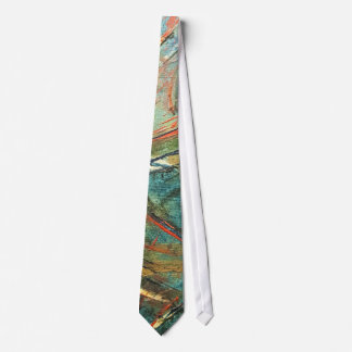 Roller Coaster Dreams Abstract Art Tie