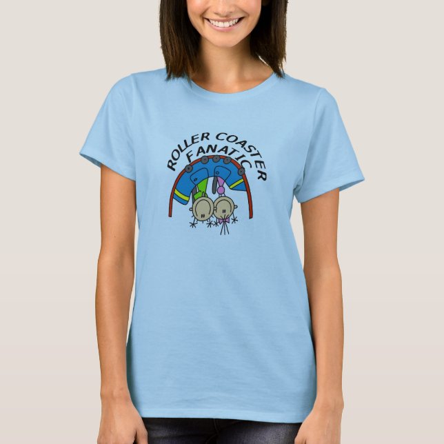 Roller Coaster Fanatic T-Shirt (Front)