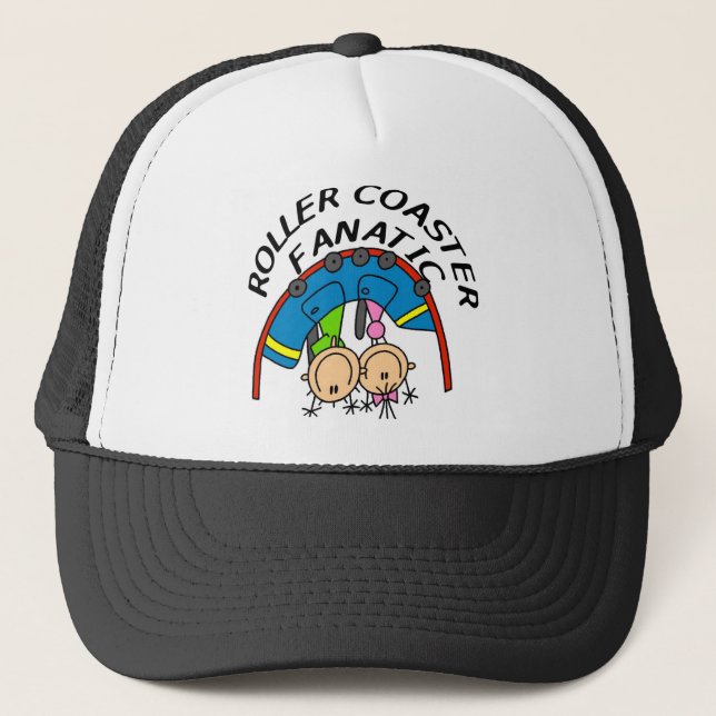 Roller Coaster Fanatic Trucker Hat (Front)