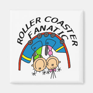 Roller Coaster Fanatic Tshirts and Gifts Magnet