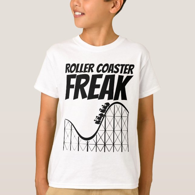 ROLLER COASTER FREAK KIDS T-SHIRTS (Front)