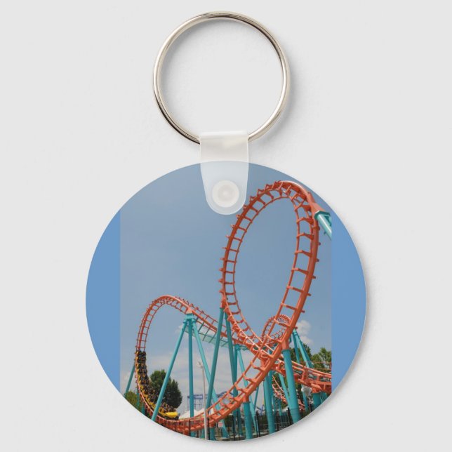 roller coaster keychain (Front)