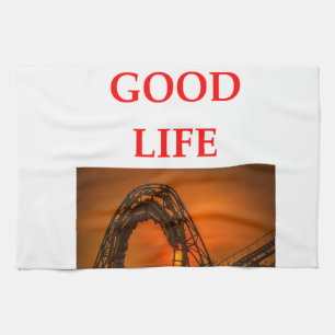 roller coaster kitchen towel