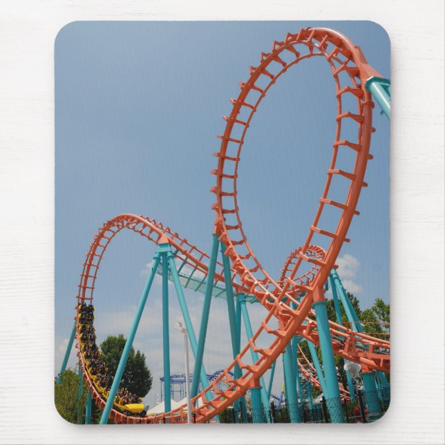 roller coaster mouse pad (Front)