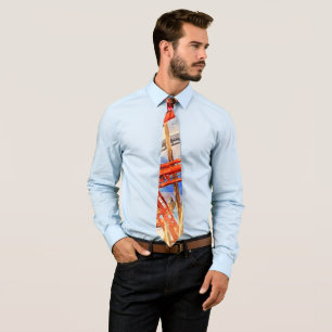 roller coaster neck tie