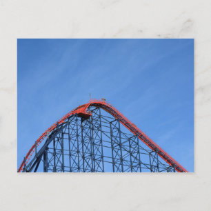 Roller coaster postcard