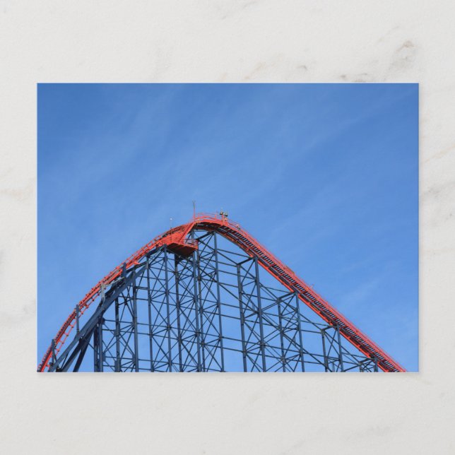 Roller coaster postcard (Front)