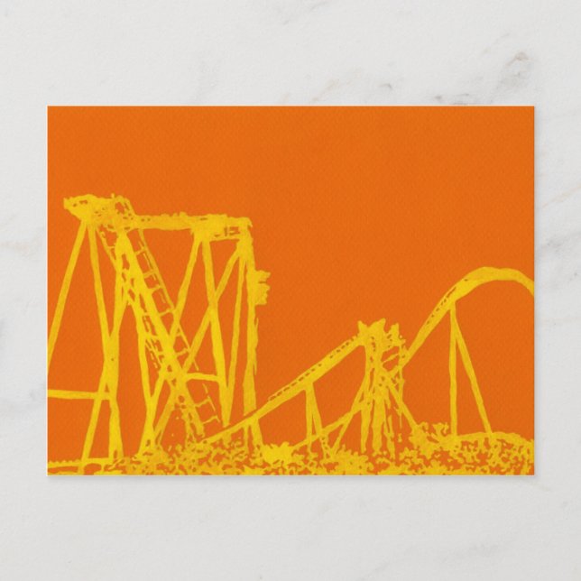 Roller Coaster Postcard (Front)