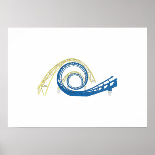 Roller Coaster Poster